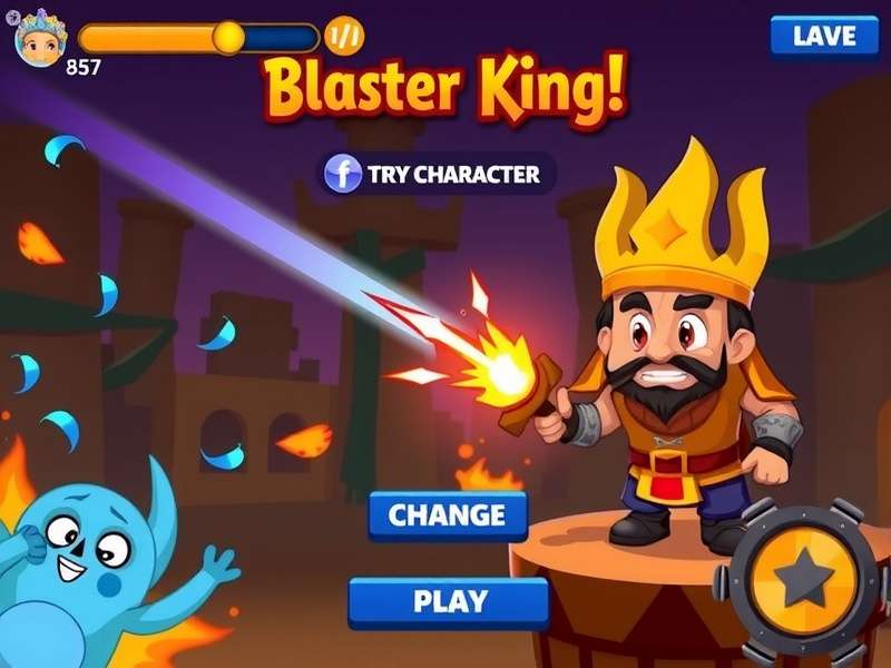 Bhaji Blaster King multiplayer battle scene